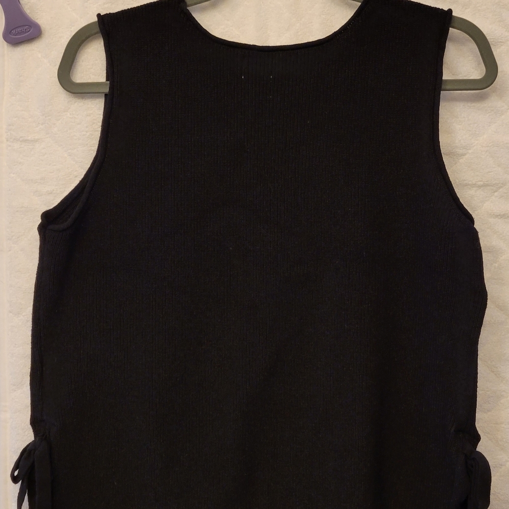 Knit tank Top with side Ties